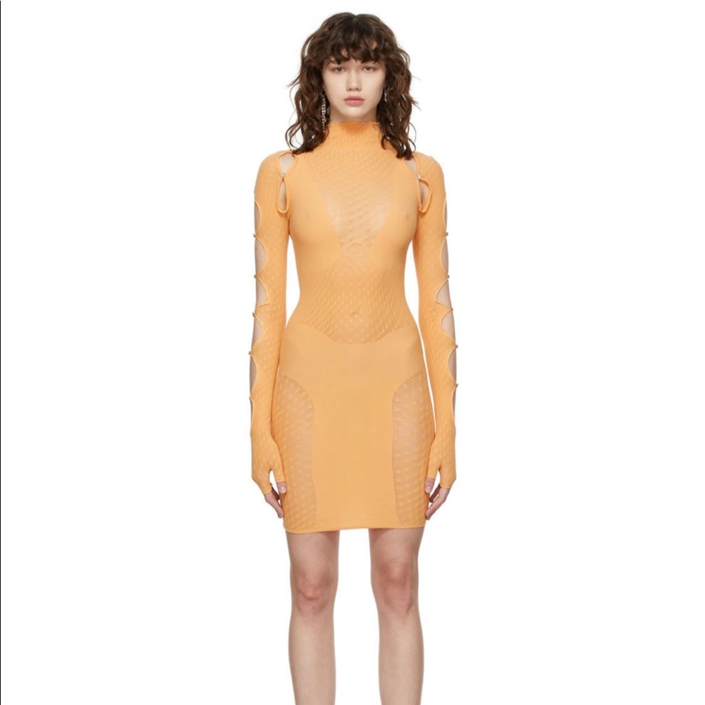 Poster girl orange cassia dress